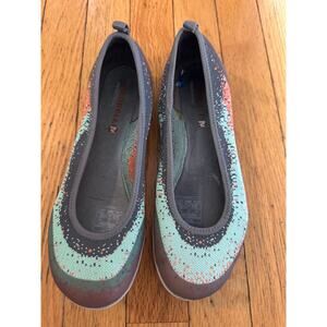 Merrell Ballet Flats Women’s Size 7.5 Slip On Comfort Shoes Multicolor Travel